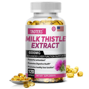 Milk Thistle Extract Capsules 6000 mg